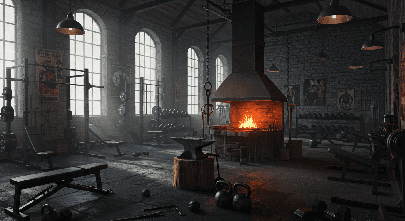 Modern gym facility
